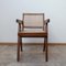 Teak and Cane Chandigarh Office Chair by Pierre Jeanneret, 1956 14