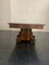 Mesa de comedor Art Déco de madera nudosa tallada, años 30, Imagen 3