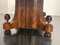 Mesa de comedor Art Déco de madera nudosa tallada, años 30, Imagen 7