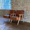 Set of Leather Armchairs by Bernardo Bernardi for the Central Committee of Communist Croatia, 1960s, Image 15