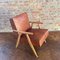 Set of Leather Armchairs by Bernardo Bernardi for the Central Committee of Communist Croatia, 1960s, Image 10