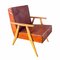 Set of Leather Armchairs by Bernardo Bernardi for the Central Committee of Communist Croatia, 1960s, Image 17