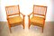 Italian Wood & Cord Lounge Chairs, 1940s, Set of 2 3