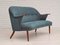 Dänisches Sofa aus Teak & Eiche mit 2,5 Sitzflächen, 1960er 1