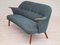 Dänisches Sofa aus Teak & Eiche mit 2,5 Sitzflächen, 1960er 3