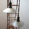 Antique German Mirrored Glass Pendant Lamp, 1920s 12