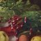 Frutas y verduras, pintura al óleo sobre lienzo, siglo XIX, Imagen 6