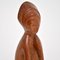 Vintage Jamaican Carved Walnut Sculpture by K. Tekroade, 1960s 5