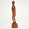 Vintage Jamaican Carved Walnut Sculpture by K. Tekroade, 1960s 11