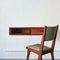 Portuguese Rosewood Wall Desk, 1960s 2