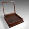 Victorian Walnut Countertop Jewelry Display Case 7