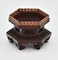 Small Antique Chinese Late Qing Hardwood & Sandalwood Display Stand 3