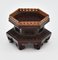 Small Antique Chinese Late Qing Hardwood & Sandalwood Display Stand, Image 3