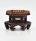 Small Antique Chinese Late Qing Hardwood & Sandalwood Display Stand 5