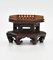 Small Antique Chinese Late Qing Hardwood & Sandalwood Display Stand, Image 5
