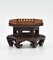 Small Antique Chinese Late Qing Hardwood & Sandalwood Display Stand, Image 8