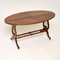 Vintage Regency Style Flame Wood Coffee Table, Image 1