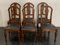Art Deco Carved Walnut Dining Chairs, 1930s, Set of 6 2