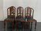 Art Deco Carved Walnut Dining Chairs, 1930s, Set of 6 1