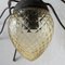 Italienische Gelbe Glas Glücksbringer Spider Wandlampe von Illuminazione Rossini, 1960er 3