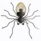 Italienische Gelbe Glas Glücksbringer Spider Wandlampe von Illuminazione Rossini, 1960er 1