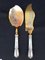 Ice Cream Serving Implements with Silver Handles, 1890s, Set of 2 1