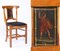 Antike französische Esszimmerstühle aus Kirschholz mit griechischer Malerei, 1800er, 4er Set 9