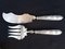 Fish Serving Implements with Silver Handles, 1800s, Set of 2 1