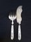 Fish Serving Implements with Silver Handles, 1800s, Set of 2, Image 3