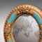 Specchio ovale decorativo antico, Germania, inizio XX secolo, Immagine 9