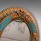 Specchio ovale decorativo antico, Germania, inizio XX secolo, Immagine 5