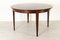 Vintage Danish Round Rosewood Model 55 Dining Table by Gunni Omann for Omann Jun, 1960s 1
