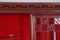 Antique Empire Style Double Body Display Cabinet with Brass Decoration from F.lli Rossi e Carlo Cattaneo, Early 1900s 14