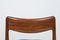 Teak Boomerang Esszimmerstühle von Alfred Christensen für Slagelse Møbelværk, 1950er, 4er Set 15