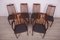 Mid-Century Teak and Leather Dining Chairs by Leslie Dandy for G-Plan, 1960s, Set of 6 4