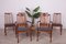 Mid-Century Teak and Leather Dining Chairs by Leslie Dandy for G-Plan, 1960s, Set of 6 3