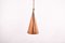 Danish Hand-Hammered Copper Pendant Lamp by E.S Horn Aalestrup, 1950s, Image 1