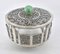 Chinese Silver Mounted & Jade Lidded Bowl, 1920s 4