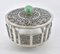 Chinese Silver Mounted & Jade Lidded Bowl, 1920s, Image 4