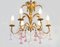 French Six-Light Chandelier, 1950s, Image 6