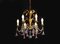 French Six-Light Chandelier, 1950s, Image 5