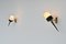 French Maison Arlus Style Brass Sconces, 1950s, Set of 2 4