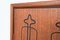 Danish Patterned Teak Cabinet, 1960s, Image 9