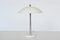 Niederländische Weiße Mushroom Tischlampe von Willem Hendrik Gispen für Gispen, 1950er 1