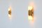 German Brass & Glass Tubular Sconces, 1960s, Set of 2, Image 3