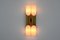 German Brass & Glass Tubular Sconces, 1960s, Set of 2 6