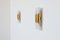 German Brass & Glass Tubular Sconces, 1960s, Set of 2, Image 1