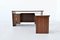 Custom Zebrano Wood Executive Desk from Belform, 1960s 3