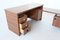 Custom Zebrano Wood Executive Desk from Belform, 1960s 5
