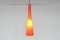 Italian Venini Style Orange Glass Pendant Lamp, 1960s, Image 2